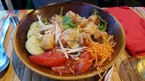 Vegetarian Bo Bun at Lotus Café Zen in Lacanau