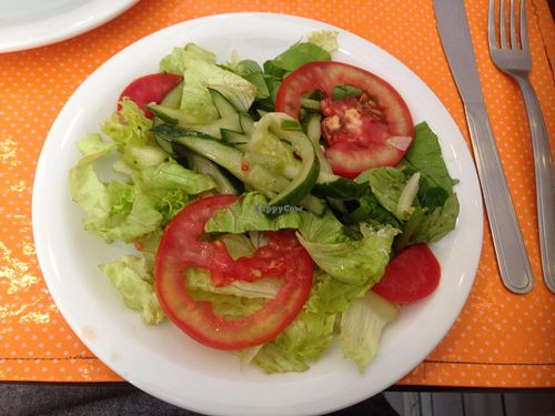 Salad of the day at Broto de Primavera in Sao Paulo