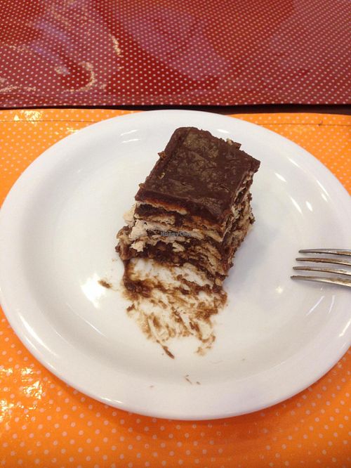 Dessert - Cappuccino's pave. at Broto de Primavera in Sao Paulo