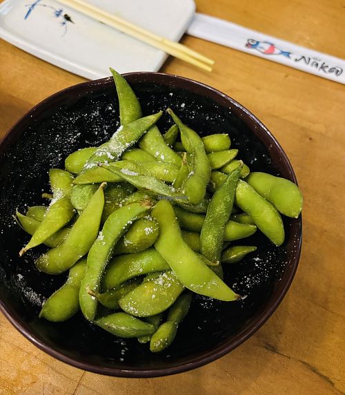 Edamame   at The Naked Fish in South Lake Tahoe