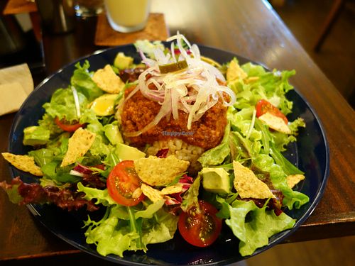 30 Ingredient taco rice at Meu Nota in Tokyo