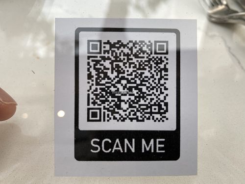 Menu at BAIA in San Francisco