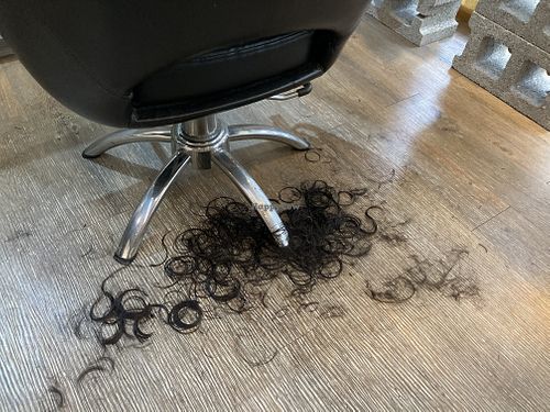 My cut hair at LieblingSalon in Taipei