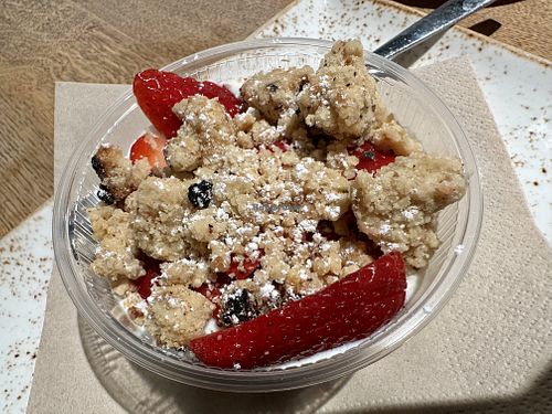 vegan dessert  at 60 Seconds to Napoli in Leipzig