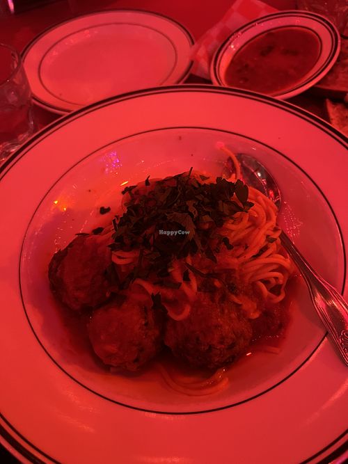spaghetti and beyond meatballs   at Emmy's Spaghetti Shack in San Francisco