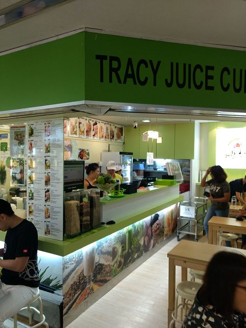 And at Tracy Juice Culture - Fortune Centre in Central Singapore