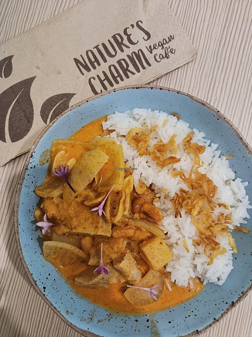 Massaman Bowl. 260thb at Nature's Charm in Bangkok