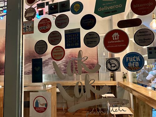 window at Tak Tak in Berlin