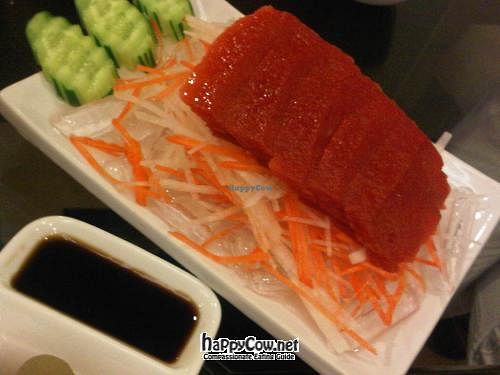 sashimi - vegetarian at Water Drop Teahouse and Restaurant in Bangkok
