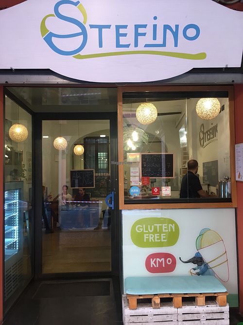 Outside  at Gelateria Stefino in Bologna