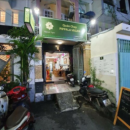 store front at Pippala Vegan in Ho Chi Minh City