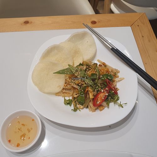 lotus root & coconut core salad at Sarva in Ho Chi Minh City