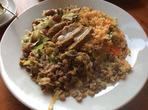 The temple plate. at Surya Soul Temple Cafe in Pula