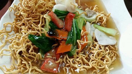 crispy Noodles at Yuan Xiang Vegetarian Food 圆香素食馆 - Changi in Central Singapore