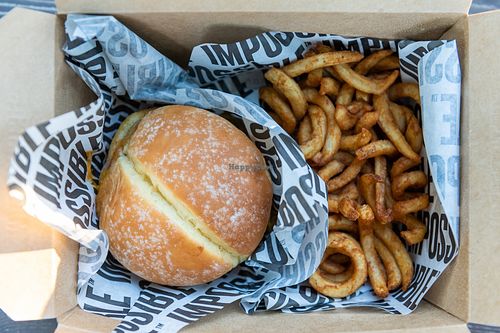 The scorpion and curly fries  at The Bayside Cafe in Everett