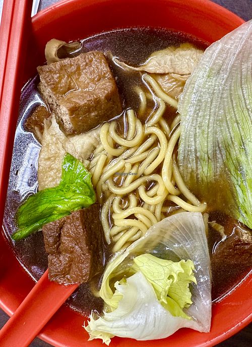Kway Chap with yellow noodles 🍜   at Tian Yuan 田园健康食品 in Central Singapore