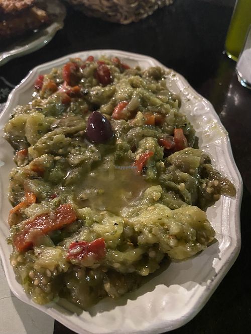 Aubergine dip  at Estia in Zakynthos