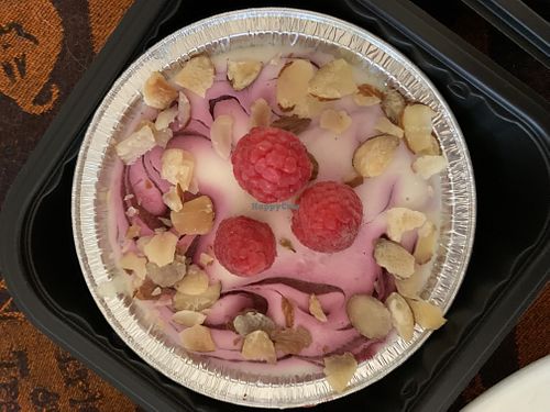 Raspberry cheesecake  at Mud Pie Stand in Sacramento