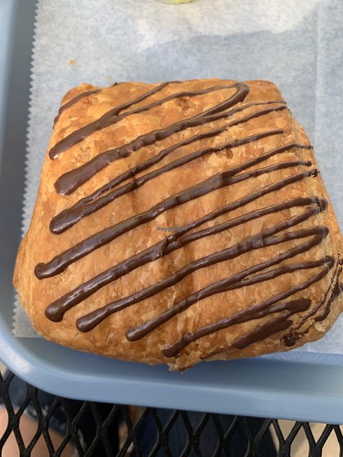 Chocolate croissant  at Mud Pie Stand in Sacramento