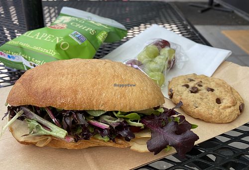 $14 - Lunch special: Turkey sandwich, chocolate chip cookies, Jalapeño chips, chocolate chip cookie   at Mud Pie Stand in Sacramento