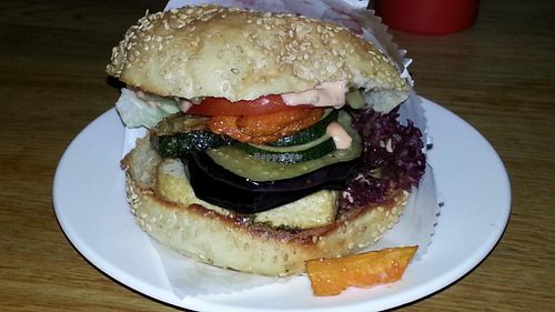 vego burger at vego Foodworld in Berlin