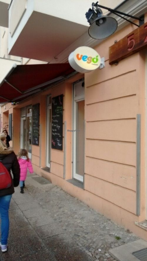 outside at vego Foodworld in Berlin