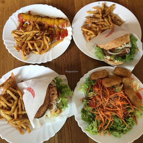 Vegan junk food at its best !  at vego Foodworld in Berlin