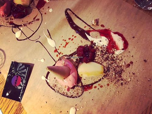 Dessert  #Veganuary at ANOAH in Zurich