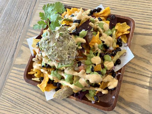 Nachos (mixed vegetables & sweet potatoes)  at Plantiful - Plant-based Cafe in Bangkok