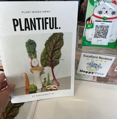 HappyCow 5-star review   at Plantiful - Plant-based Cafe in Bangkok