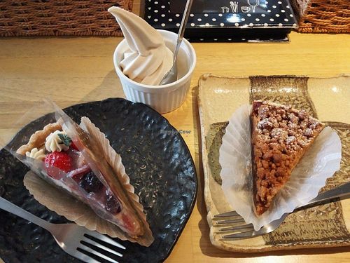 macrobiotic and vegan dessert at Pupu Kitchen and Health Food Shop in Nagoya