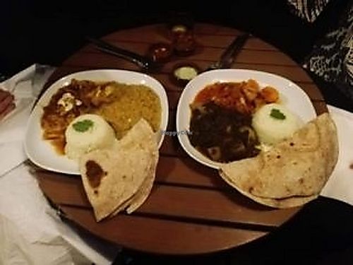 Chapatis made with quality wholewheat flour and water. No salt, no oil, no additives.  at Hidden Jewel Vegan Curries in Saltburn-by-the-sea