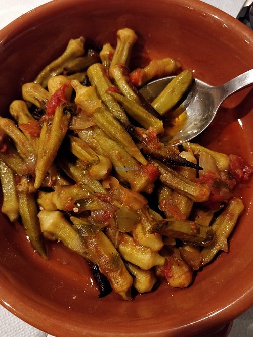 Okra at Meropi in Sifnos