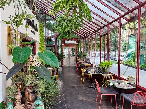 Garden Room Dining at Goodsouls Kitchen in Bangkok