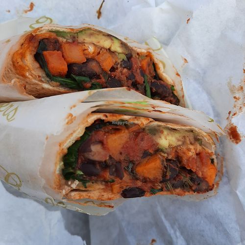 Plant buritto at Cullenders Parkside in Reigate