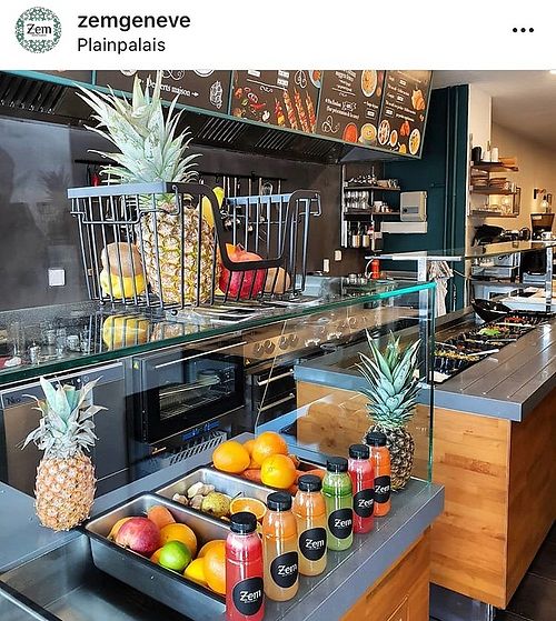 The Juice Bar at Zem  in Geneva