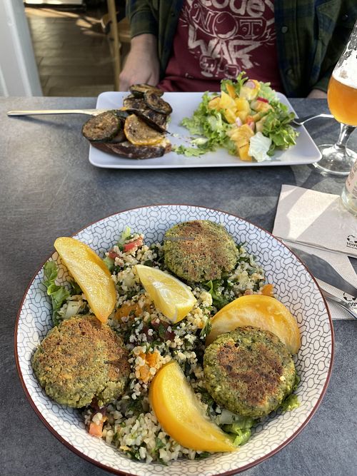 Our dishes at Lemon Perk in Bayeux