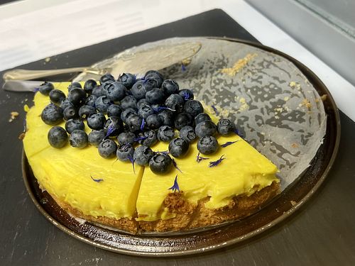 lemon cake  at Lucifer Lives in Brussels