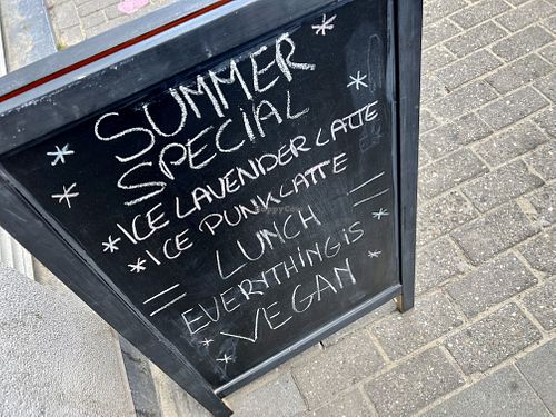 sign  at Lucifer Lives in Brussels