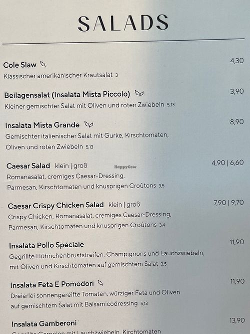 2 salads  at Food Lounge Bergedorf in Hamburg