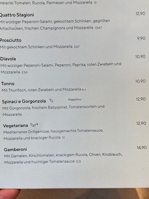 1 pizza option  at Food Lounge Bergedorf in Hamburg