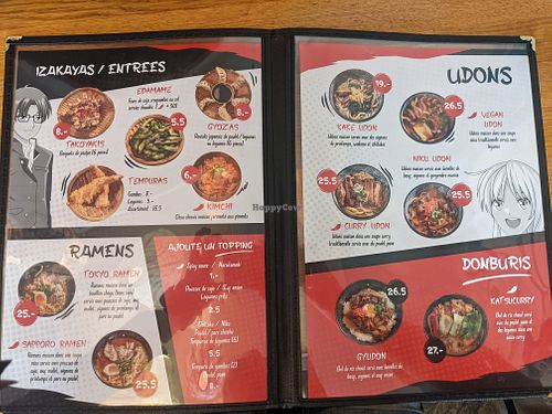 Menu 1 at Ukiyo Noodlebar - Frontenex in Geneva