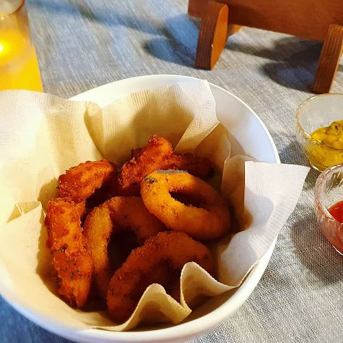 onion rings at Cafe SIVA 카페 시바 in Jeonju