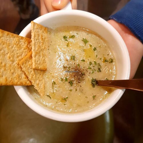 brocolli soup at Cafe SIVA 카페 시바 in Jeonju