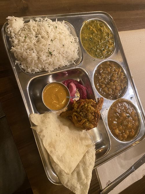 Thali at Tulsi in Barcelona