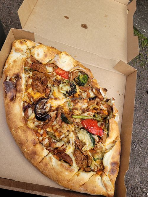 Vegan Pide at Amara in Freiburg