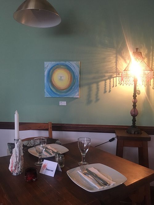 Inside the restaurant  at Blooming Cactus in Lanzarote