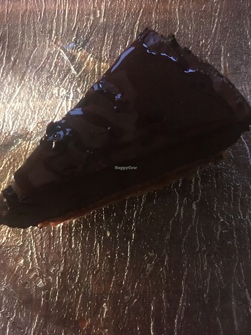 Chocolate cake at Blooming Cactus in Lanzarote