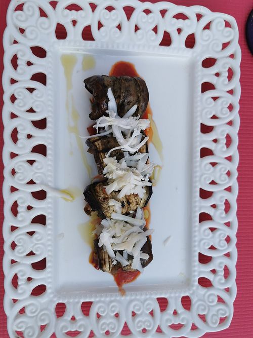 Eggplant roll 😍 at Jasmine Restaurant in Planos