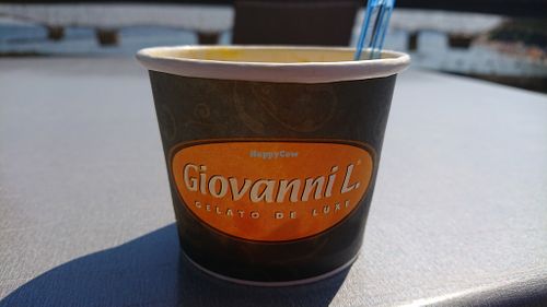 Becher Eis at Giovanni L - Seebrücke Sellin in Sellin
